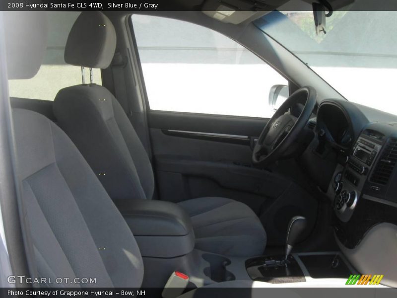 Silver Blue / Gray 2008 Hyundai Santa Fe GLS 4WD