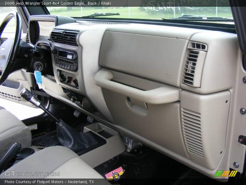 Black / Khaki 2006 Jeep Wrangler Sport 4x4 Golden Eagle