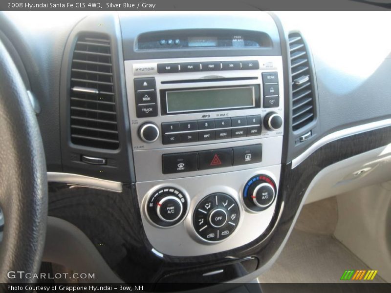 Silver Blue / Gray 2008 Hyundai Santa Fe GLS 4WD