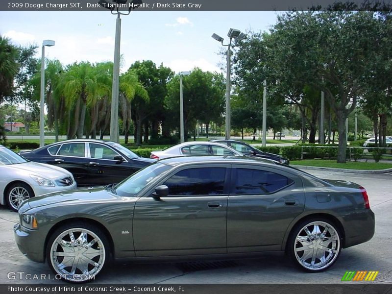 Dark Titanium Metallic / Dark Slate Gray 2009 Dodge Charger SXT