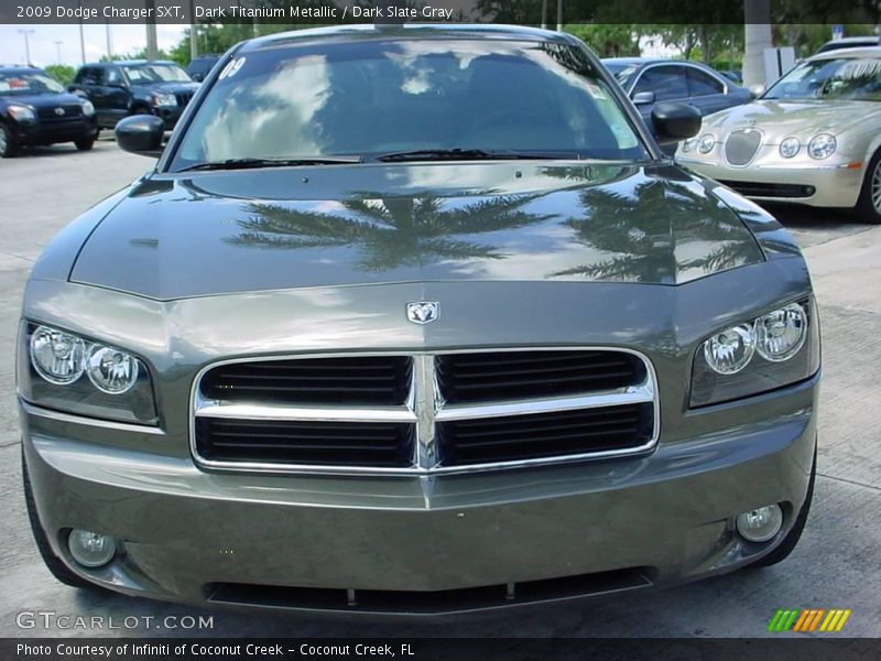 Dark Titanium Metallic / Dark Slate Gray 2009 Dodge Charger SXT