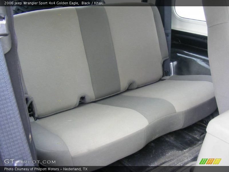 Black / Khaki 2006 Jeep Wrangler Sport 4x4 Golden Eagle