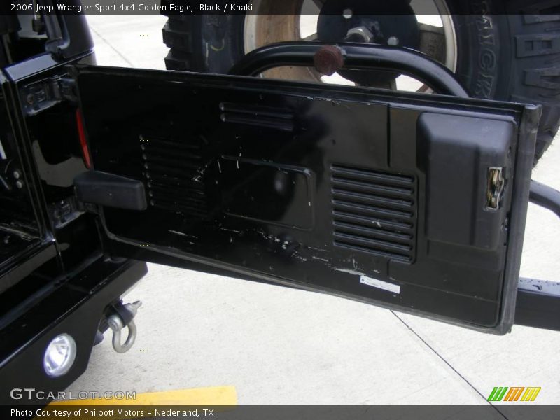 Black / Khaki 2006 Jeep Wrangler Sport 4x4 Golden Eagle