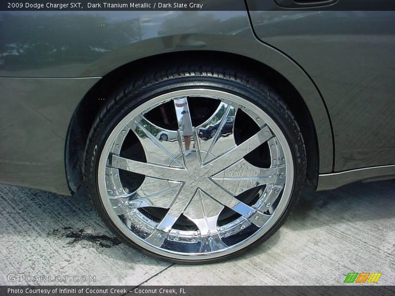 Dark Titanium Metallic / Dark Slate Gray 2009 Dodge Charger SXT