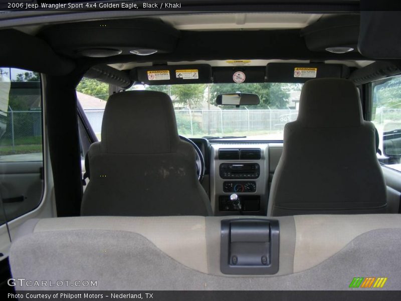 Black / Khaki 2006 Jeep Wrangler Sport 4x4 Golden Eagle