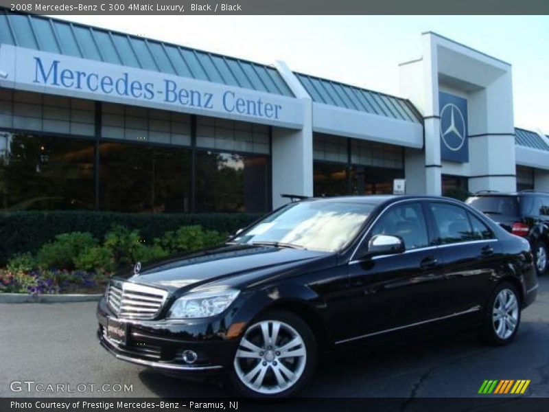 Black / Black 2008 Mercedes-Benz C 300 4Matic Luxury