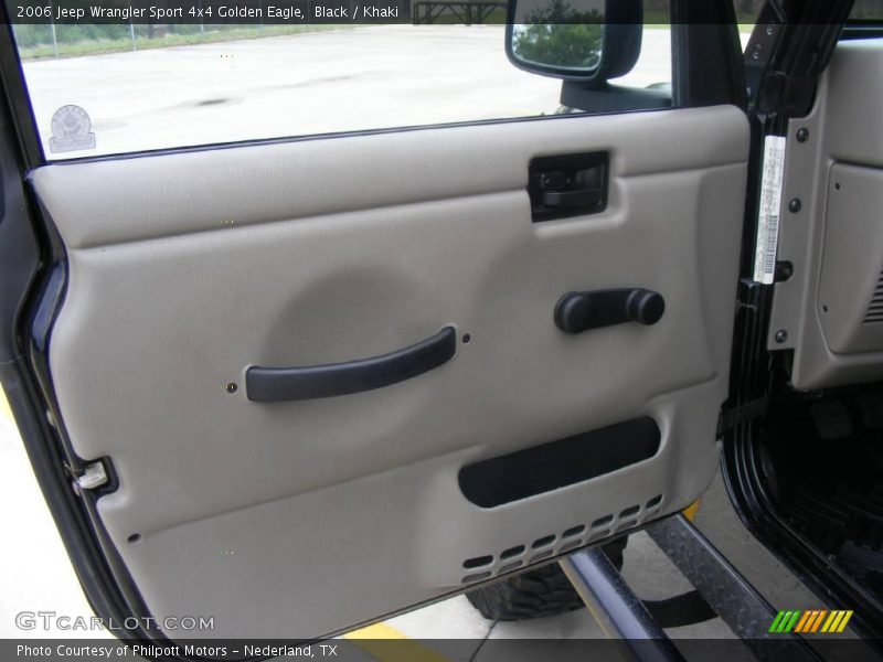 Black / Khaki 2006 Jeep Wrangler Sport 4x4 Golden Eagle
