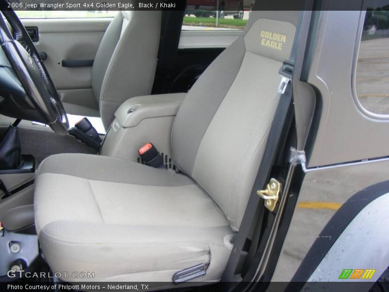 Black / Khaki 2006 Jeep Wrangler Sport 4x4 Golden Eagle