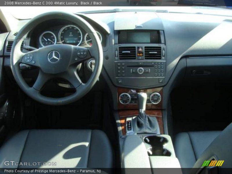 Black / Black 2008 Mercedes-Benz C 300 4Matic Luxury