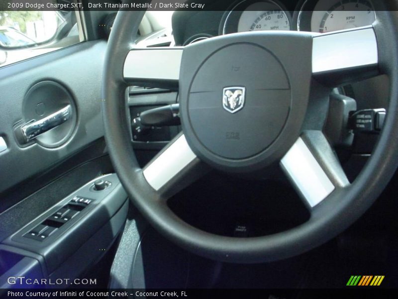 Dark Titanium Metallic / Dark Slate Gray 2009 Dodge Charger SXT