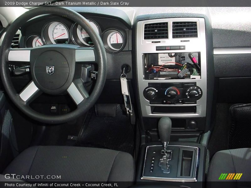 Dark Titanium Metallic / Dark Slate Gray 2009 Dodge Charger SXT