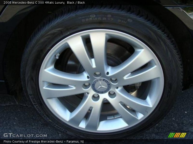 Black / Black 2008 Mercedes-Benz C 300 4Matic Luxury
