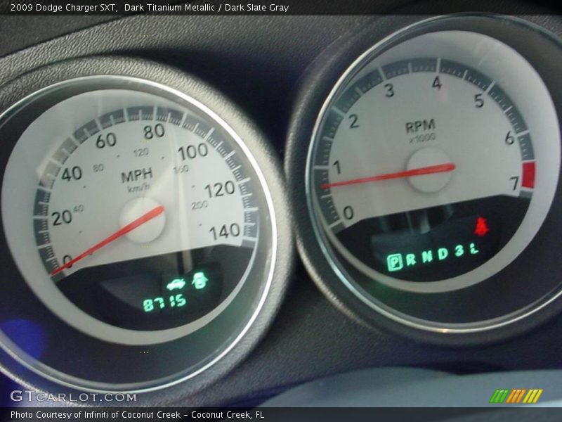 Dark Titanium Metallic / Dark Slate Gray 2009 Dodge Charger SXT