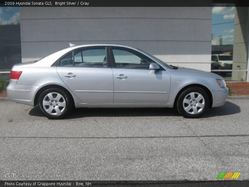 Bright Silver / Gray 2009 Hyundai Sonata GLS