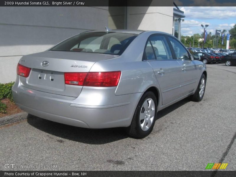 Bright Silver / Gray 2009 Hyundai Sonata GLS