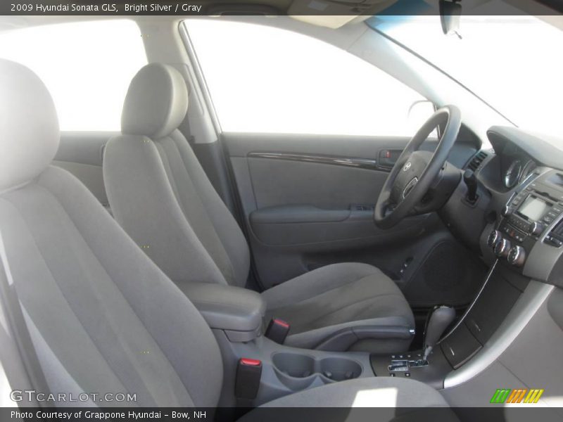 Bright Silver / Gray 2009 Hyundai Sonata GLS