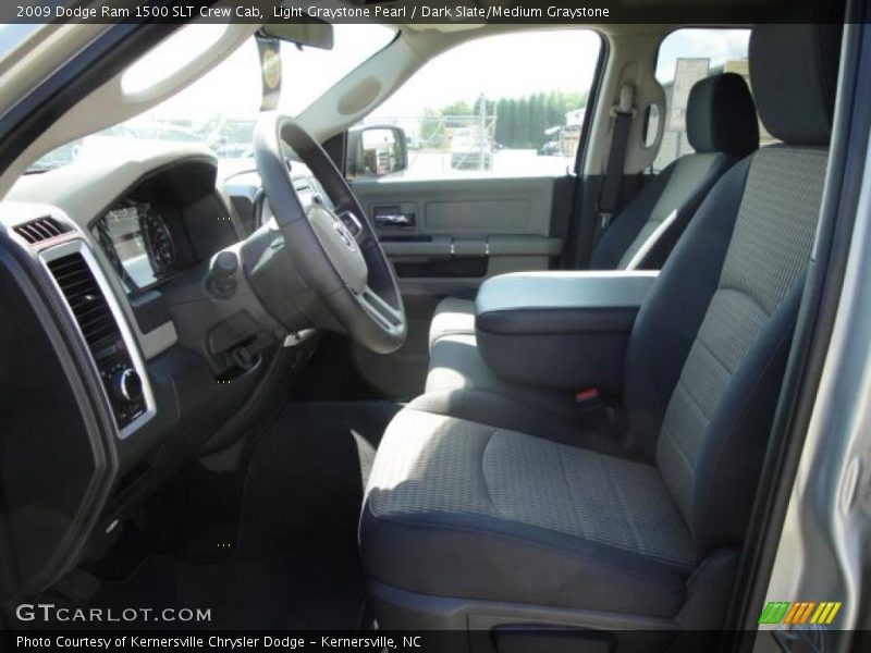 Light Graystone Pearl / Dark Slate/Medium Graystone 2009 Dodge Ram 1500 SLT Crew Cab