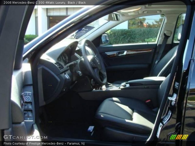 Black / Black 2008 Mercedes-Benz C 300 4Matic Luxury