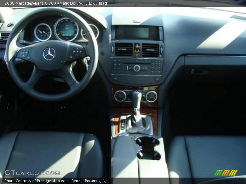 Black / Black 2008 Mercedes-Benz C 300 4Matic Luxury