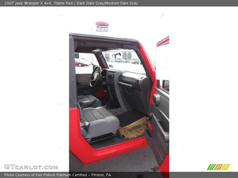 Flame Red / Dark Slate Gray/Medium Slate Gray 2007 Jeep Wrangler X 4x4