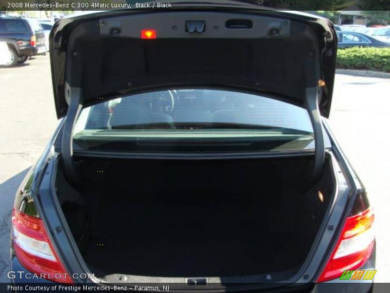 Black / Black 2008 Mercedes-Benz C 300 4Matic Luxury