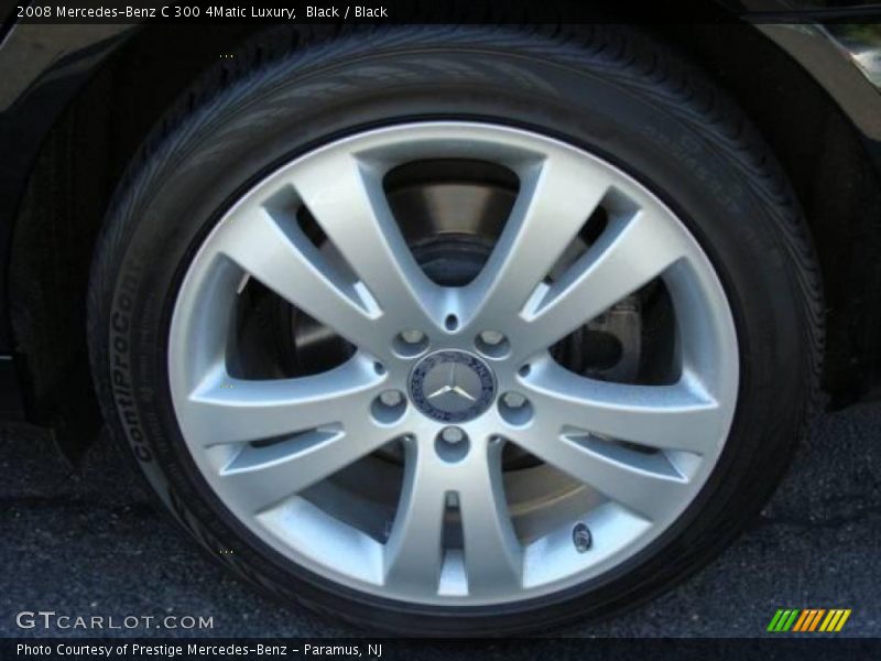 Black / Black 2008 Mercedes-Benz C 300 4Matic Luxury