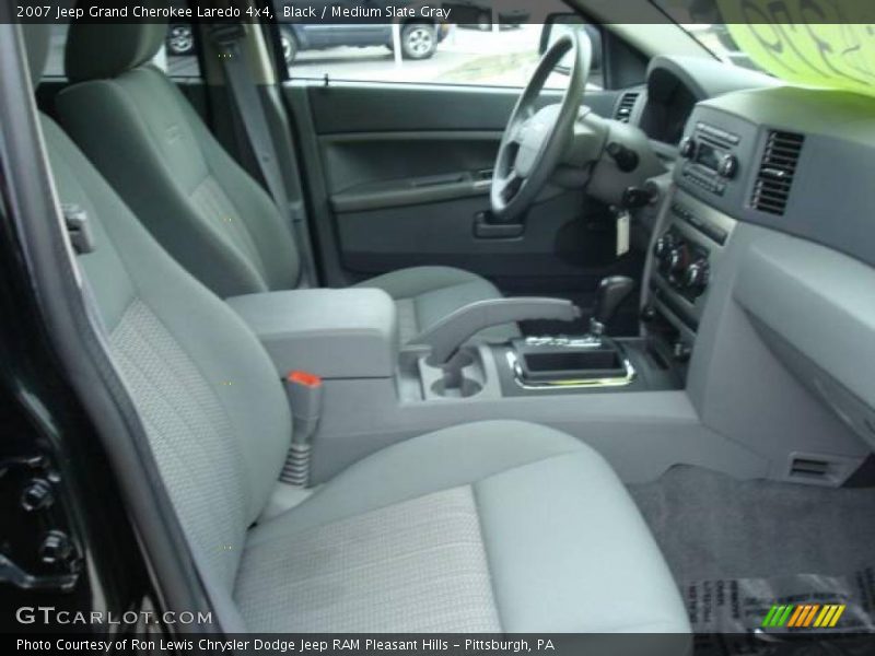 Black / Medium Slate Gray 2007 Jeep Grand Cherokee Laredo 4x4