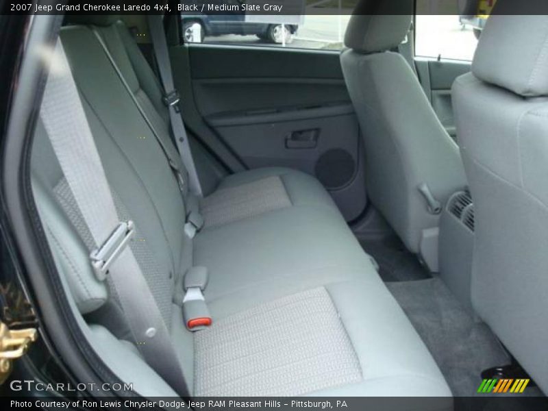 Black / Medium Slate Gray 2007 Jeep Grand Cherokee Laredo 4x4