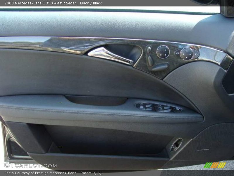 Black / Black 2008 Mercedes-Benz E 350 4Matic Sedan