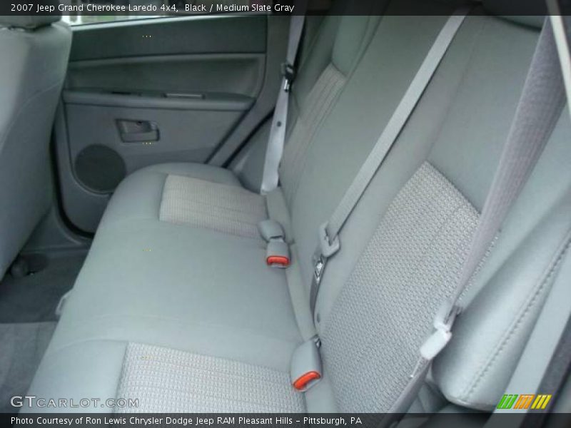 Black / Medium Slate Gray 2007 Jeep Grand Cherokee Laredo 4x4
