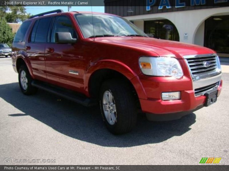 Redfire Metallic / Camel 2008 Ford Explorer XLT