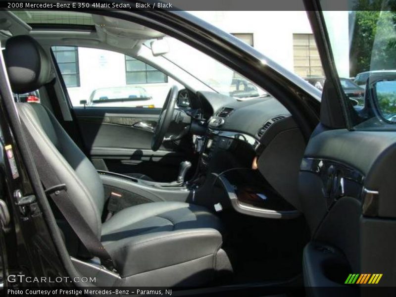 Black / Black 2008 Mercedes-Benz E 350 4Matic Sedan