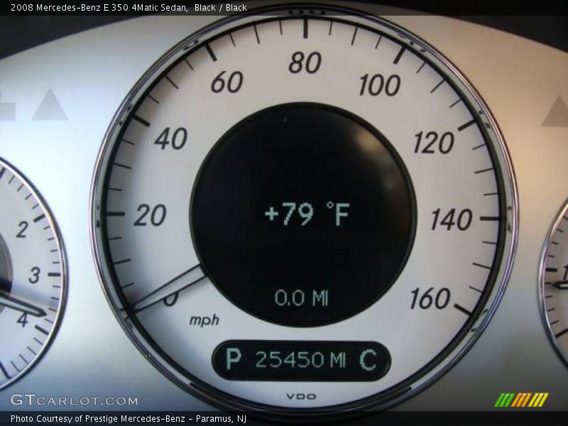 Black / Black 2008 Mercedes-Benz E 350 4Matic Sedan