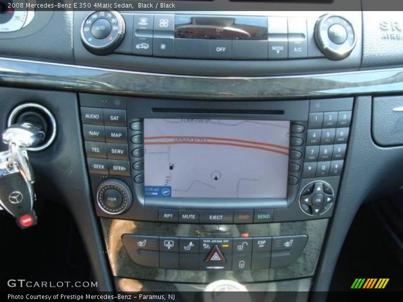 Black / Black 2008 Mercedes-Benz E 350 4Matic Sedan