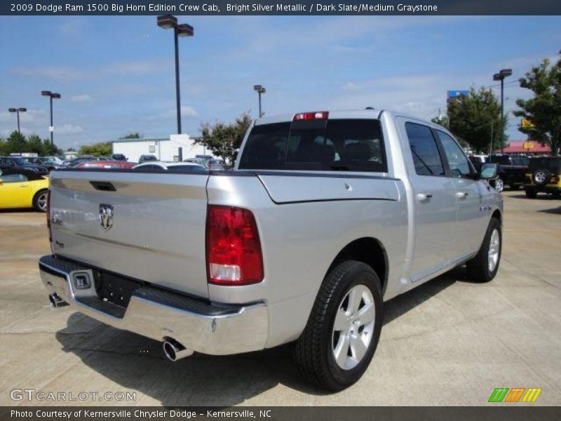 Bright Silver Metallic / Dark Slate/Medium Graystone 2009 Dodge Ram 1500 Big Horn Edition Crew Cab