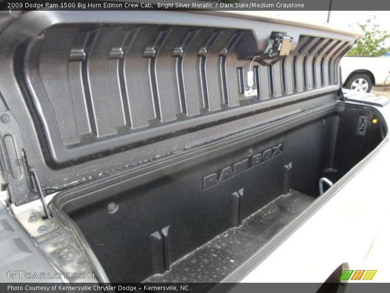 Bright Silver Metallic / Dark Slate/Medium Graystone 2009 Dodge Ram 1500 Big Horn Edition Crew Cab