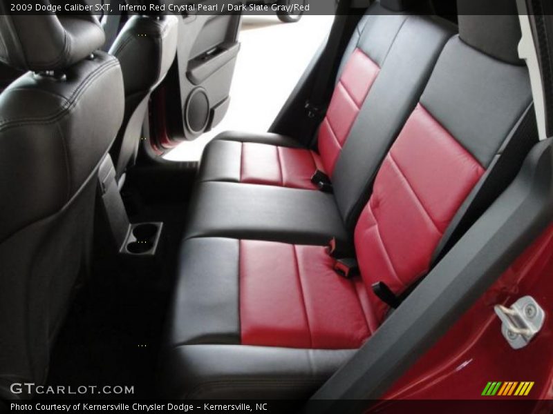 Inferno Red Crystal Pearl / Dark Slate Gray/Red 2009 Dodge Caliber SXT