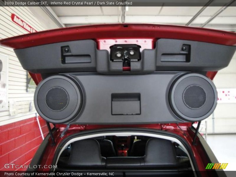 Inferno Red Crystal Pearl / Dark Slate Gray/Red 2009 Dodge Caliber SXT
