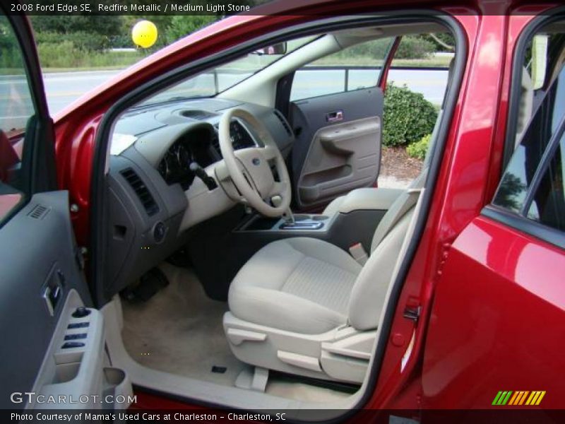 Redfire Metallic / Medium Light Stone 2008 Ford Edge SE