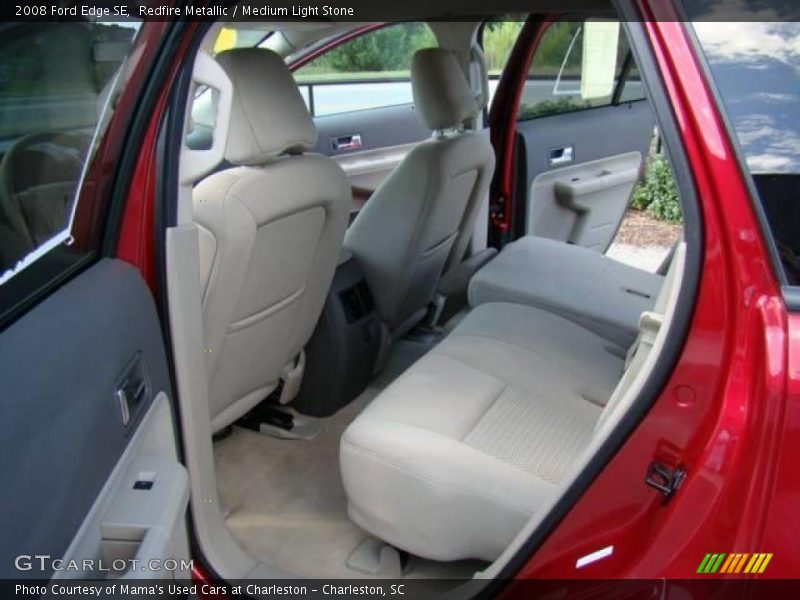 Redfire Metallic / Medium Light Stone 2008 Ford Edge SE