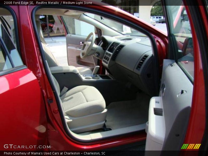 Redfire Metallic / Medium Light Stone 2008 Ford Edge SE