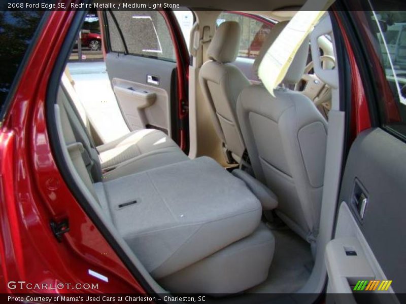 Redfire Metallic / Medium Light Stone 2008 Ford Edge SE