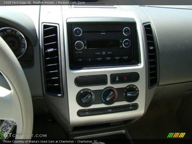 Redfire Metallic / Medium Light Stone 2008 Ford Edge SE