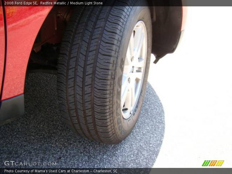 Redfire Metallic / Medium Light Stone 2008 Ford Edge SE