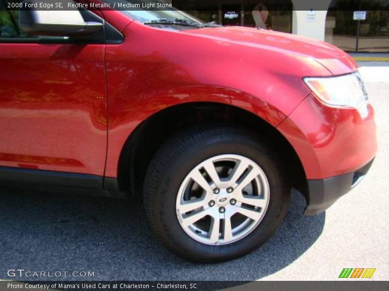 Redfire Metallic / Medium Light Stone 2008 Ford Edge SE