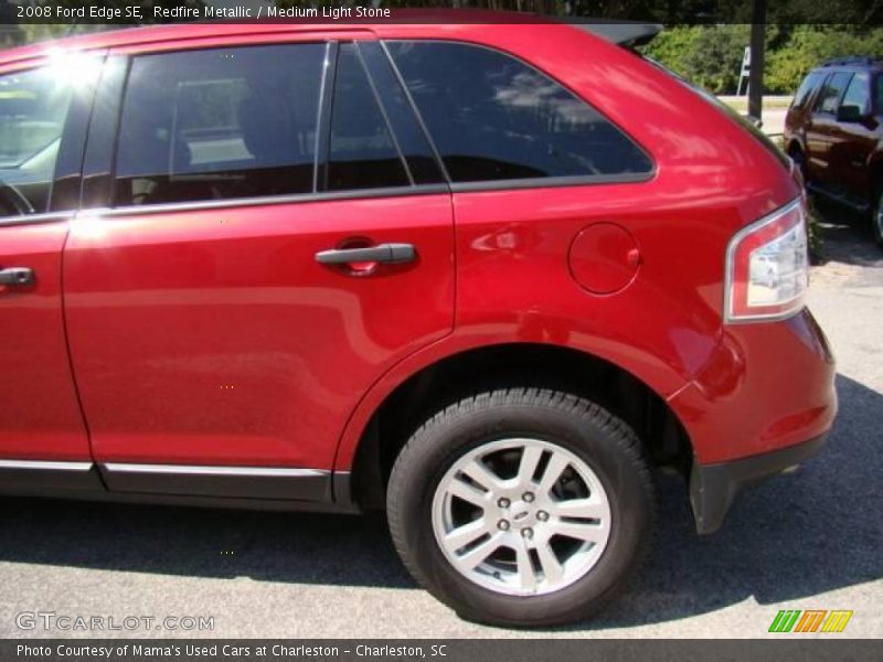 Redfire Metallic / Medium Light Stone 2008 Ford Edge SE