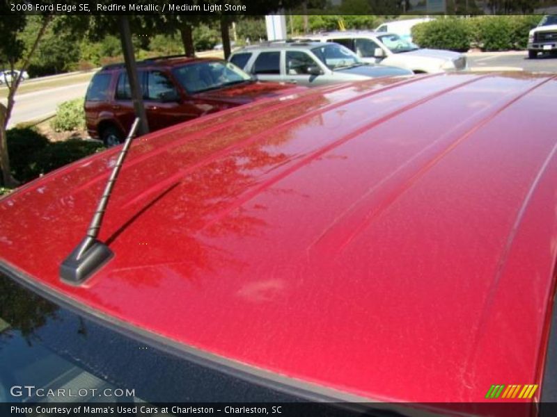 Redfire Metallic / Medium Light Stone 2008 Ford Edge SE
