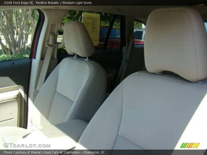 Redfire Metallic / Medium Light Stone 2008 Ford Edge SE