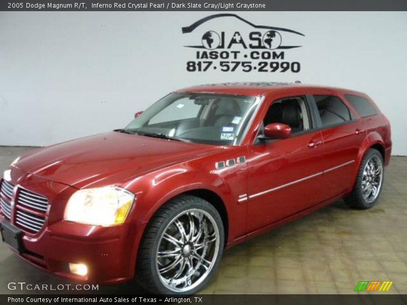 Inferno Red Crystal Pearl / Dark Slate Gray/Light Graystone 2005 Dodge Magnum R/T