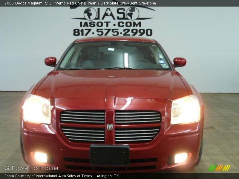 Inferno Red Crystal Pearl / Dark Slate Gray/Light Graystone 2005 Dodge Magnum R/T
